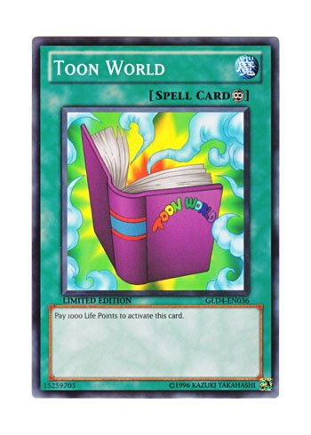 Amazon.co.jp: 遊戯王 英語版 GLD4-EN036 Toon World トゥーン