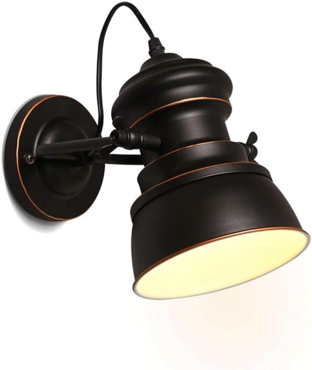 HYJAUSXB Vintage Wall Sconce Adjustable Industrial Metal Lamp Antique Indoor Sconces Lighting Light Fixtures for Bedroom Vanity Loft Cafe Bar Galleries Aisle Kitchen Doorway