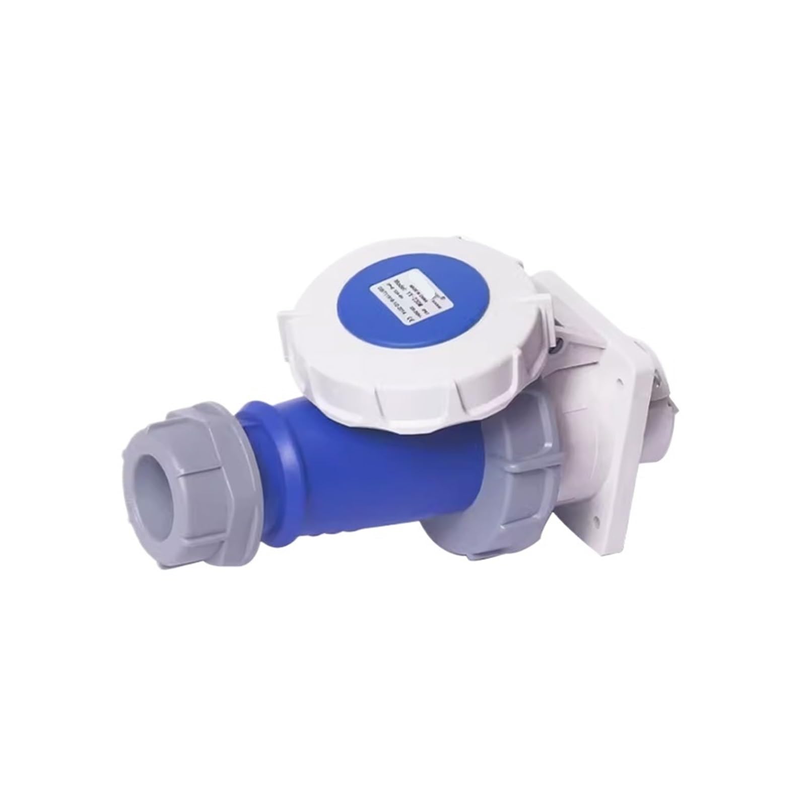 Spina antideflagrante Impermeabile IP67, Presa Industriale da 16 A, connettore Elettrico trifase a 3 Poli for Aviazione(Concealed Installation Set)