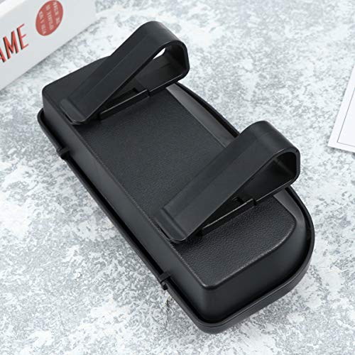 Veemoon Suporte de óculos para carro viseira de sol capa de óculos automotivo suporte caixa clipe óc