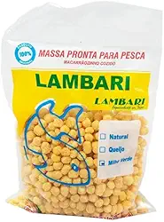 Massa Massinha Pesca Natural Cozida Milho Lambari 100g 6 Und