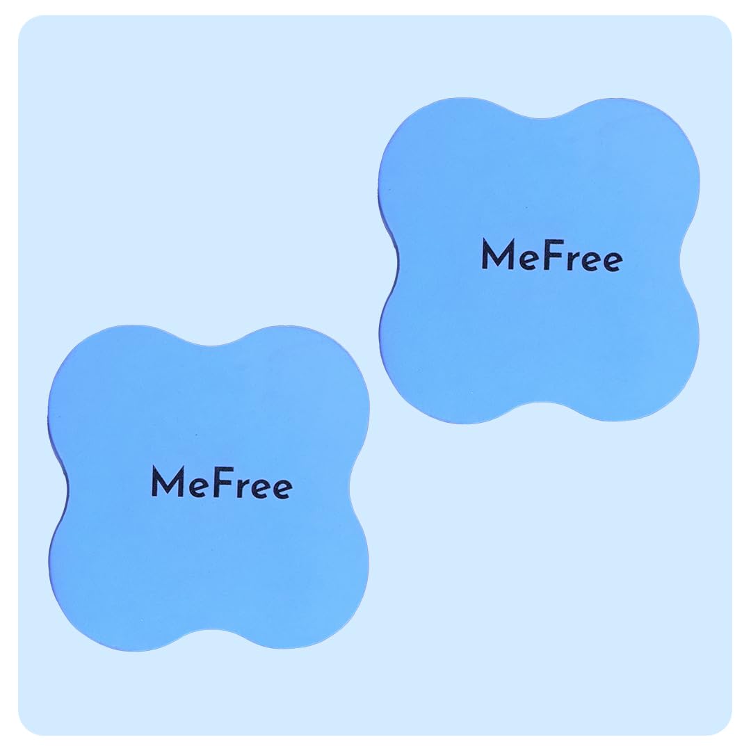 MeFree Yoga Knee Pads Set of 2, Light Blue, 25mm Thick TPE Foam | Non-Slip, Shock Absorbent & Easy to Clean Cushion for Knees, Elbows, Wrists, Tailbone | Ideal for Yoga, Pilates, Meditation & Workouts-image-15
