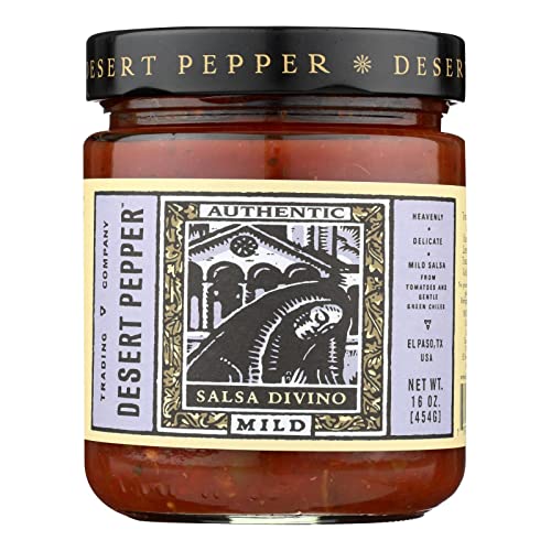 Desert Pepper Divino Mild Salsa ( 6x16 OZ) ( Value Bulk Multi-pack)
