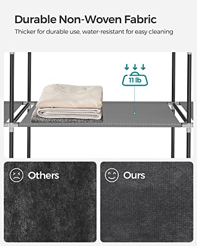 Songmics Portable Closet, Wardrobe Closet Organizer With Cover thumb #5