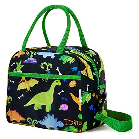 Bolsa Termica Kasgo Porta Alimentos Infantil Dinosaurio Cover