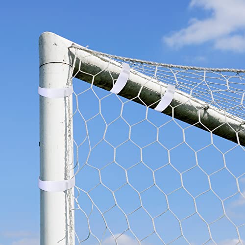 30 Pcs Goal Net Straps Soccer Attachment Straps Soccer Goal Trap White For Holding Soccer Nets To The Goal Posts For Boys Kids Soccer Training 14 X 0.8 Inch… #TOP3