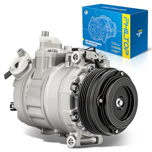 Image of PHILTOP Air Conditioner AC Compressor for X5 11-13,15-18 4.4T,16 3T,X3 /X4 16,18 3T,X1 2016,X6 16,11,15,17-19 4.4T,550i /550i xDrive 11-16,750Li 09-10,13-15,11-12,M5 13-16,18,650i /650i xDrive /M6 12-18