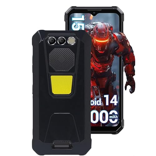 For FOSSiBOT F106 Pro ケース ブラック 耐衝撃 軽・薄型 保護カバー スマホケース 傷つけ防止 FOSSiBOT F106 Pro カバー (ブラック)