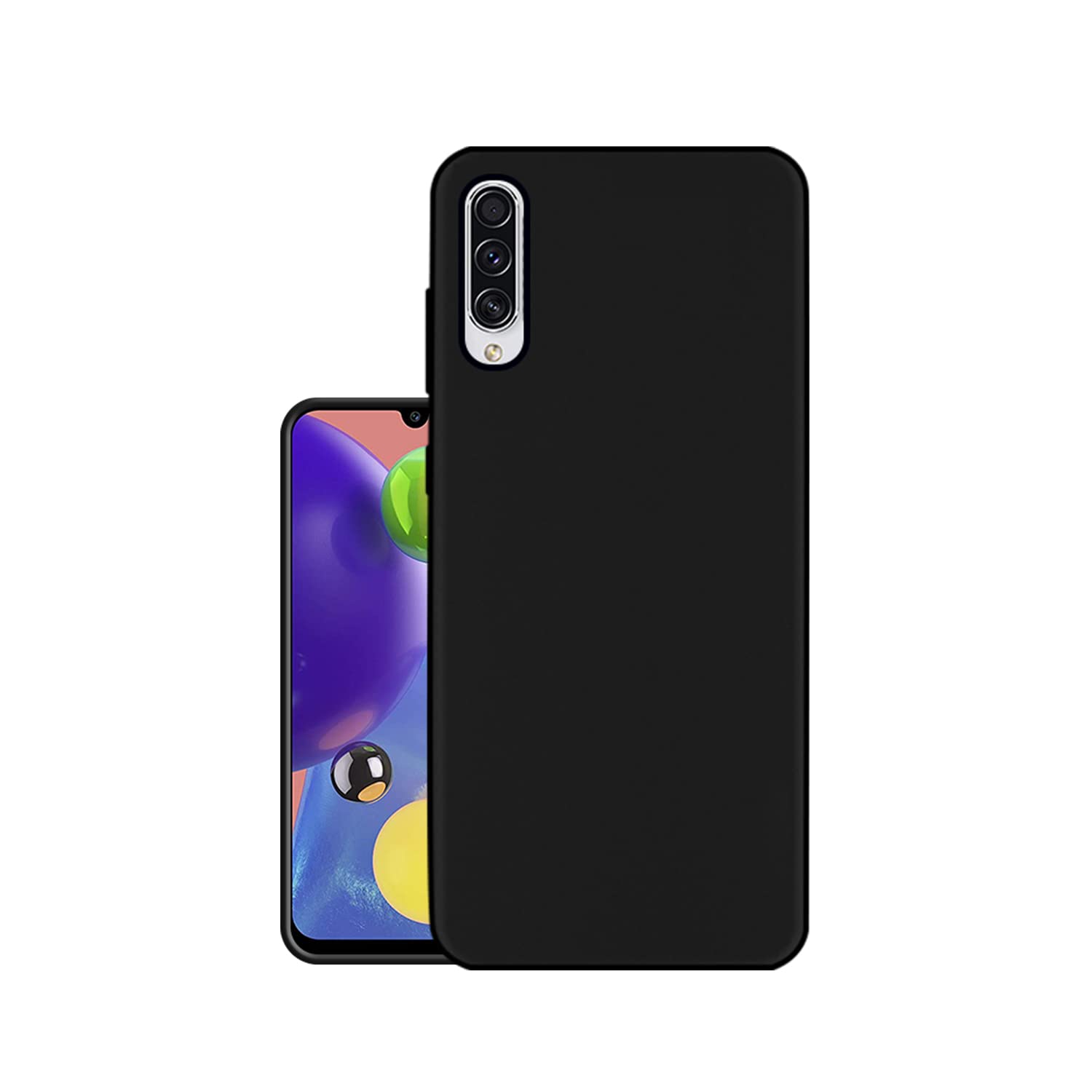 HELLO ZONE Exclusive Matte Finish Soft Back Case Cover for Samsung Galaxy A70 - Black (B07RSBNRNK) Amazon Price History, Amazon Price Tracker