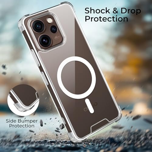 Image of A rtistque Clear Back Cover Case for Oppo Reno 15 Pro 5G | Compatible with Mag-Safe | Premium Cover | Shockproof TPU Bumper | Slim Protective Design | Oppo Reno 15 Pro 5G Back Cover - Transparent