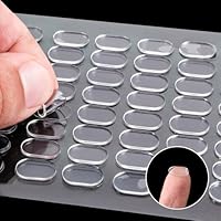 IANFAN 320 Stück Doppelseitige Klebepunkte, 13x8mm Transparente Klebepads Keine Runde Aufkleber Abnehmbar Selbstklebende Klebepunkte Punktaufkleber für Heim Büro Festival Ballon Dekoration