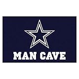 FANMATS 14294 NFL Dallas Cowboys Nylon Universal Man Cave UltiMat Rug, 60'96'