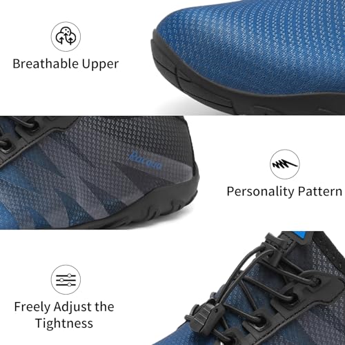 Racqua Water Shoes Men Women Quick Dry Gradient Colors Barefoot Aqua Athletic Sports Swim Surf Beach Shoes4