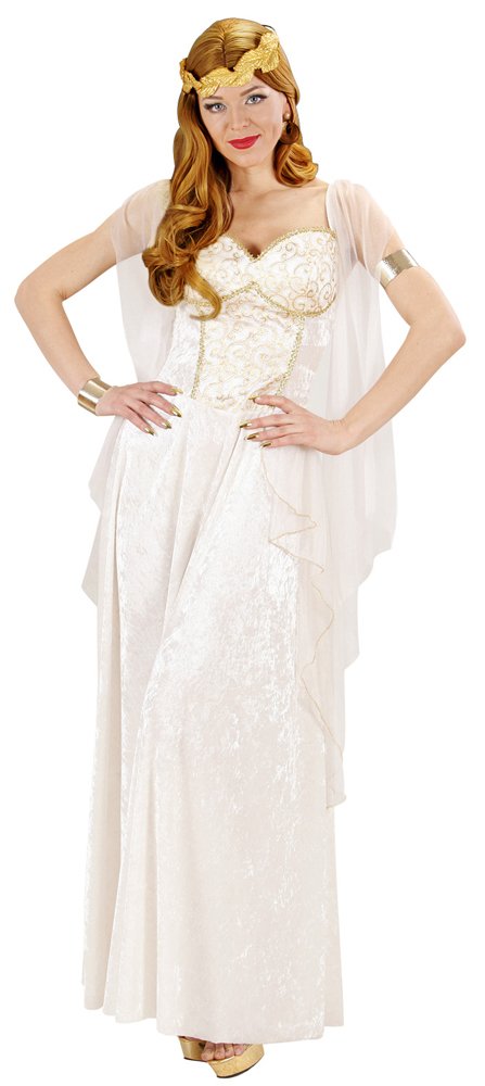 Ladies Greek Goddess Costume Large UK 14-16 for Toga Party Rome Sparticus Fancy Dress