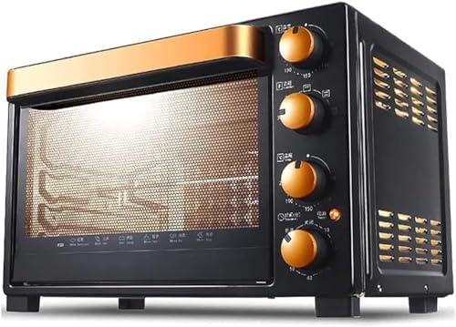 Tostadora, Parrilla y Prensa, Horno de desayuno Máquina de control independiente de temperatura 4 capas de tostado iluminación integrada Gourmet 32L Mini hornos
