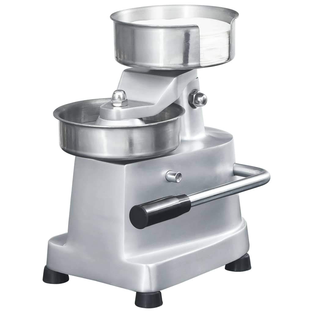 GuyAna Prensa de Hamburguesas y 500 Papeles para Separar Aluminio 10cm Máquina para Hacer Hamburguesas Adecuada para Cocinas Comerciales Restaurantes