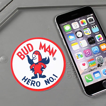 Amazon.co.jp: ステッカー バドワイザー ビール BUD MAN バドマン＿SC