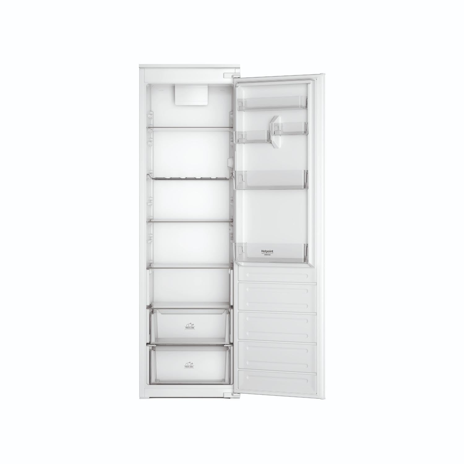 Hotpoint - HASD18A031A1 Réfrigérateur Encastrable 306L - Éclairage LED et Technologie Low Frost, Porte-bouteilles - H 177 x L 54 x P 54.5 cm - Classe Énergétique E - Acier