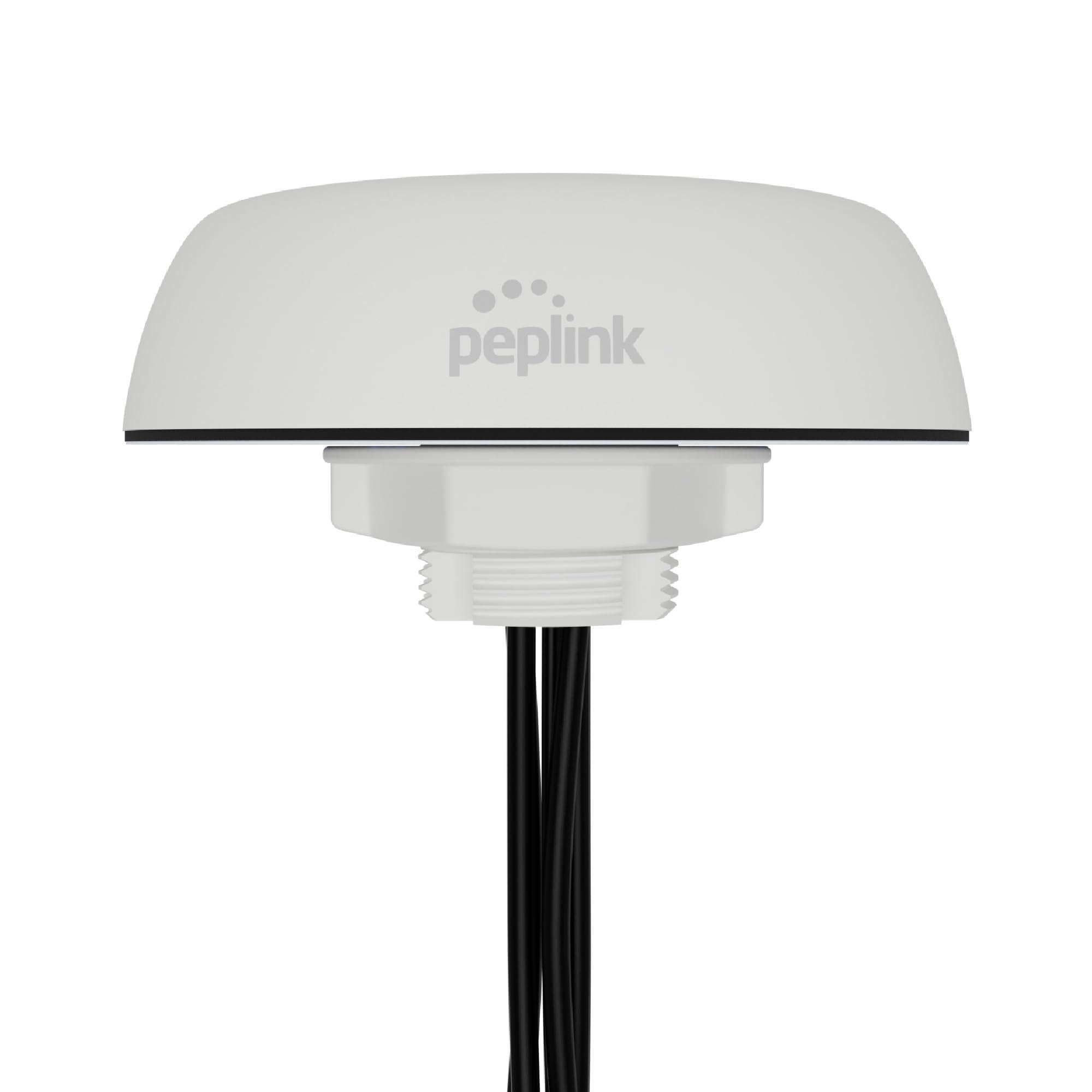 Peplink Cellular Antenna Mobility 40G | 5G/LTE Ready 4x4 MIMO Multi Band External Router Computer Networking Antenna System with GPS Receiver | Robust IP68 Rating, SMA | 6.5ft, White