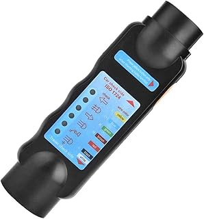 Trailer Tester Plug RV Connector Tester, Trailer Plug Socket Tester 7 Pin 12V Trailer Socket Adapter for Trailer, RV, Vehicle, Caravan, Recreational, Truck
