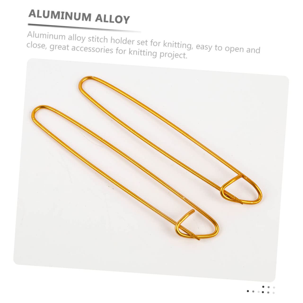 SEWACC 40piezas Marcadores De Puntos De Clips De Seguridad Para Tejer Accesorios Prácticos Para Crochet y Tejer