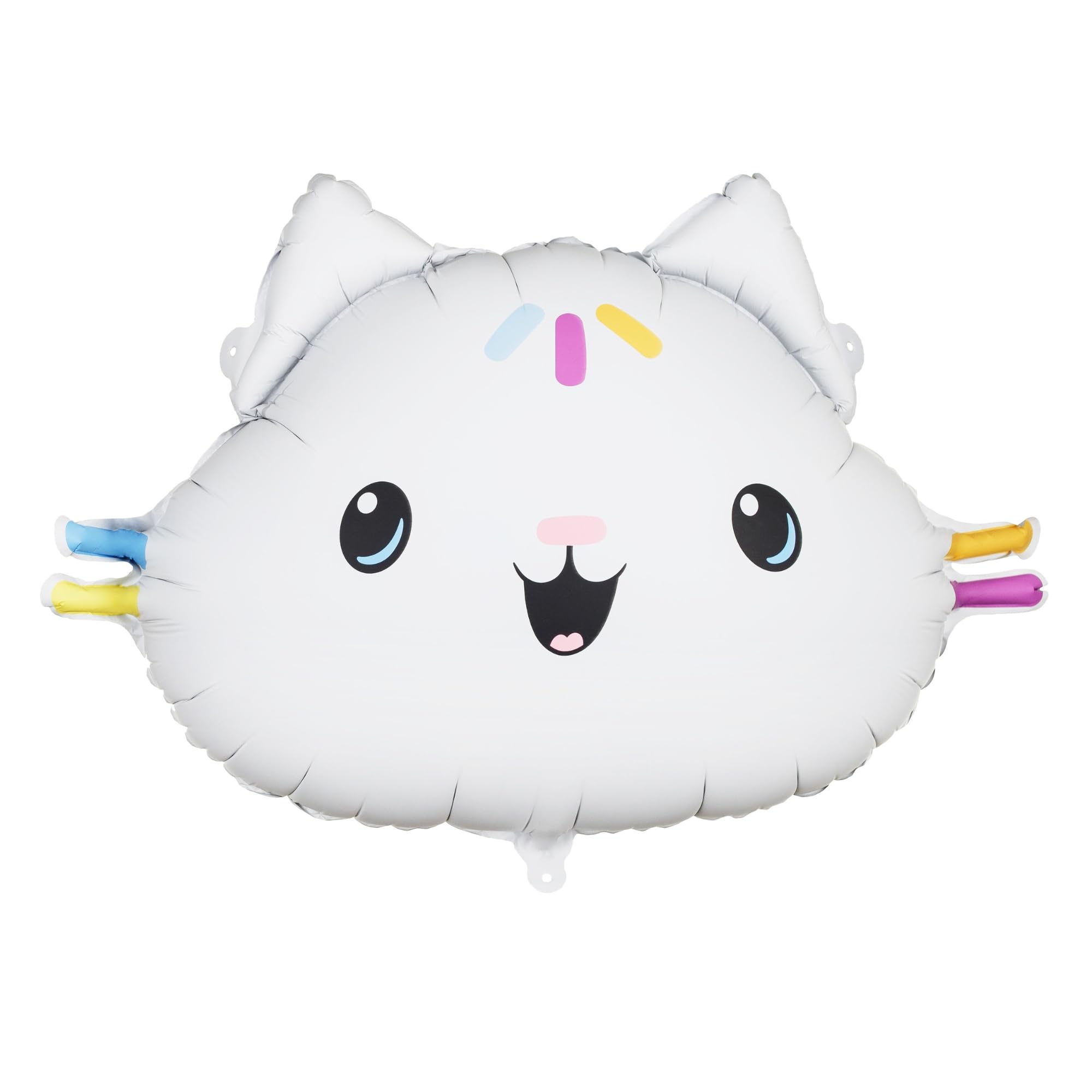 PartyDeco Foil Balloon Licorice (Licorice, Cakey Cat) 67 Γ 43 cm - Gabby's Dollhouse - Air or Helium - Children's Birthday Decoration - Girls Party - Reusable - with Tube