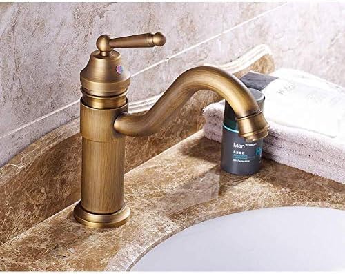 Mitigeur de lavabo rotatif pour salle de bain moderne robinet monotrou en laiton