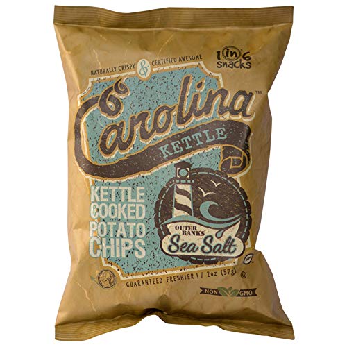 Carolina Kettle potato chips Outer Banks Sea Salt, 2 oz. image 2