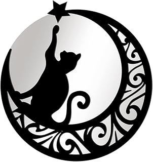 BESPORTBLE Espelho De Adesivo De Parede Decalques De Janela Decoração De Casa Espelho Guarnição Adesivo De Parede De Gato Adesivos De Parede De Espelho DIY Adesivo De Parede Para Casa