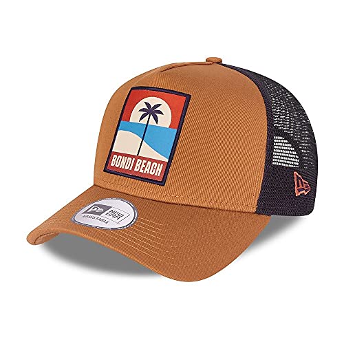 New Era Bondi Beach Cap Trucker Sommer Strand Basecap verstellbar Kappe Braun - One-Size