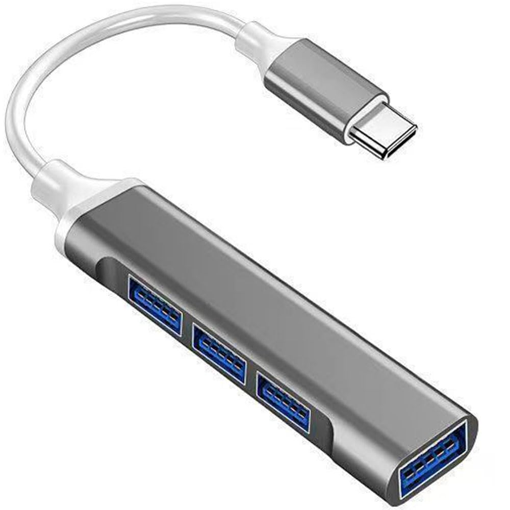 USB-C3.0ハブ,Type-C多機能,タイプc 4ポート 5Gbps超高速データ転送用 バスパワー ウルトラスリム 拡張 軽量 携帯便利 直挿し 機能主義 コンパクト ノートPC 他対応 USBハブ テレワーク リモート 在宅勤務(USB-C ハブ)