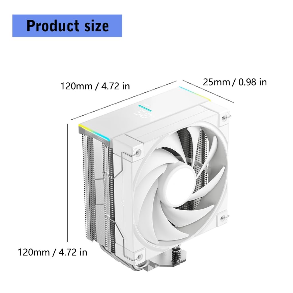 Raffreddatori efficienti della torre con display LCD della temperatura e memoria Slot Compatibilità Dissipatore di calore efficiente del computer
