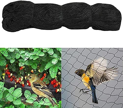 Filet de Jardin,15 * 15m Filet Anti Oiseaux,Filet de Protection Anti-Animaux,Filet de Jardin réutilisable en Nylon,Protection des Fruits Plantes Cultures,pour Bassin, Fruits, Légumes Cover