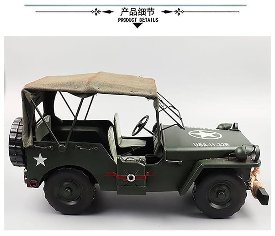 Amazon.co.jp: 第二次世界大戦アメリカのウィリスジープ模型鉄芸