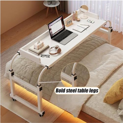 Table de lit ordinateur portable réglable, bureau mobile et support de gaming - 8