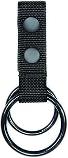 Hero's Pride Flashlight Ring Holder, Nylon Flashlight Holster for Duty Belt, Double C and D Cell Flash Light Holder Combo, Tactical Belt Keeper, Durable and Lightweight Design, EDC Duty Gear - Hero's Pride