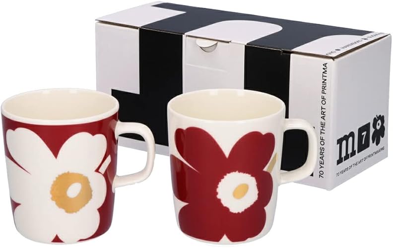 Marimekkoマグカップ2個セット