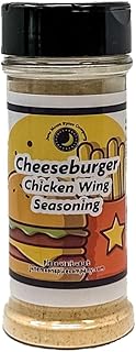 Cheeseburger Chicken Wing Seasoning | Premium | Crafted in Small Batches | 5.5 fl. oz. Spice Jar with Flavor Lock Cap and Pour & Sift Options