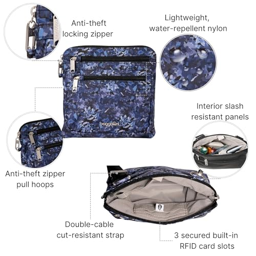 Image of Baggallini Securtex Anti-Theft Crossbody