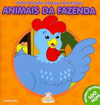 Hardcover Livro Quebra-Cabeça com Rimas. Animais da Fazenda [Portuguese] Book