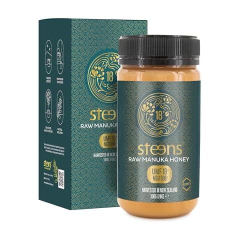 Honey MGO 696+ LIMITED EDITION Pure & Raw 100% Certified UMF 18+ Manuka Honey - Bottled and Sealed in New Zealand-500g Cover