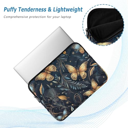 Funda para portátil 13-14 pulg. con diseño floral impermeable miniatura 5