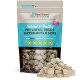Raw Paws Natural Dog Probiotic Supplement with Prebiotics, 10-oz/100-ct - USA Made Daily Probiotic...