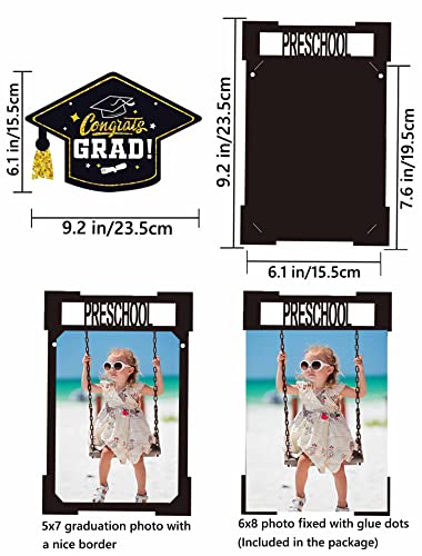 Image of Graduation Decorations 2026 2027 Class of 2026 Photo Banner for High School Party Decorations K-12 5x7 Picture Banner for Graduation Party Supplies K018