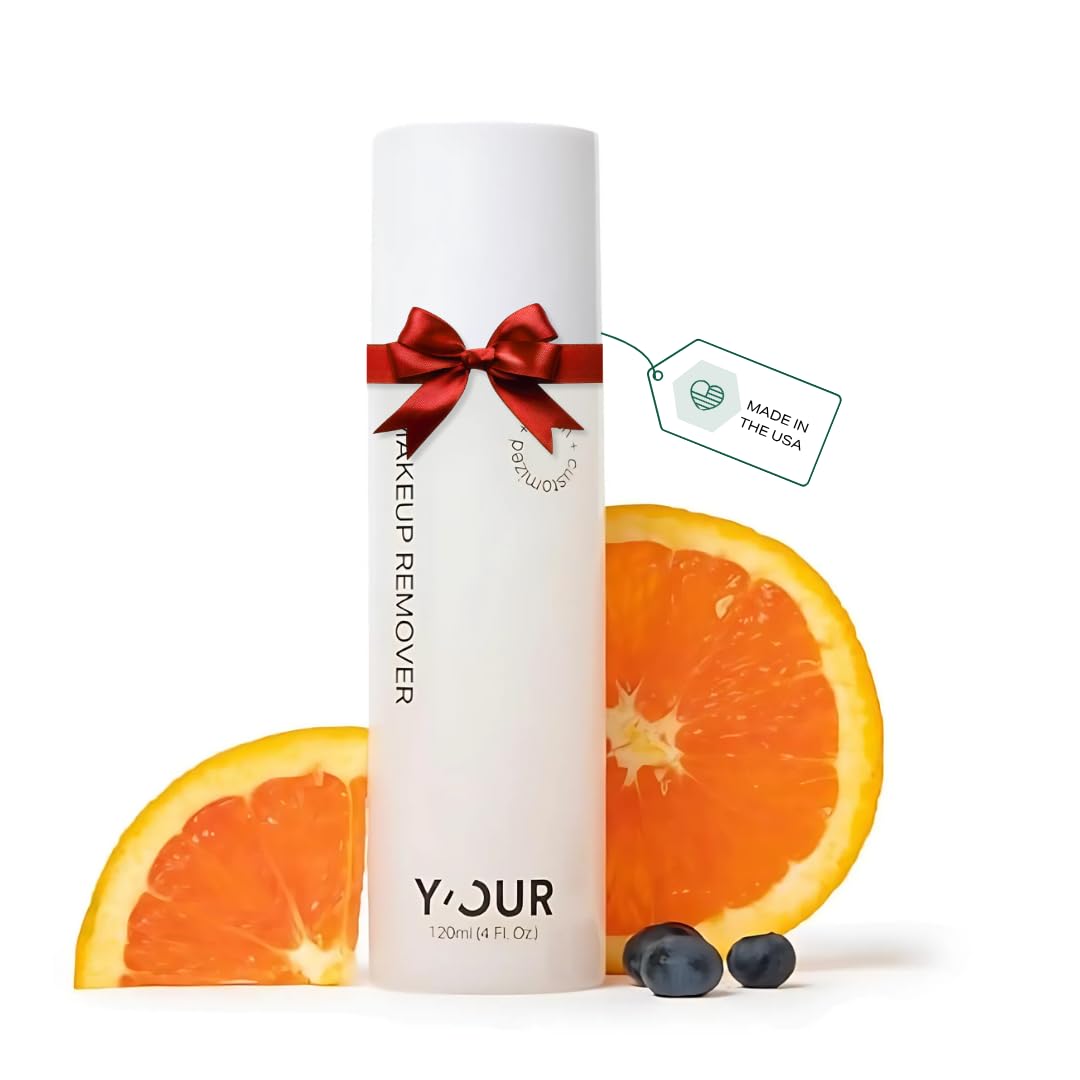 Y'OUR Soothing Micellar Cleansing Water: Daily Face Cleanser & Waterproof Makeup Remover for Eyes & Lips. Hydrating Oil Control with Aloe Vera for