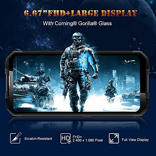 OUKITEL-WP10-5G-Rugged-Smartphone-Unlocked-8000Mah-Battery-18W-Fast-Charging-667-FHD-Screen-8GB128GB-Sony-48MP-AI-Quad-Camera-Waterproof-Shockproof-NFCGPS-Dual-SIM-Android-10-Unlocked-Phone