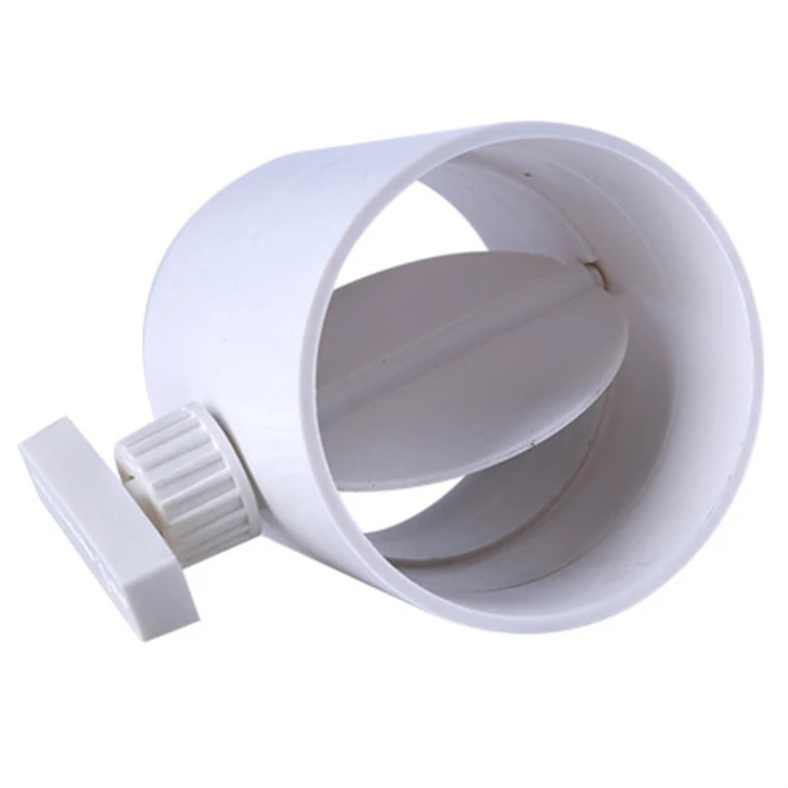 HVAC Manuale Valvola di ritegno in plastica for condotto d'aria Smorzatore di portata volumetrica for ventilazione Tubo flessibile 80/100/120/150mm ABS (Size : 100mm)