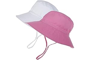 Toddler Girl Sunhat UPF 50+ Protection, 2-pack