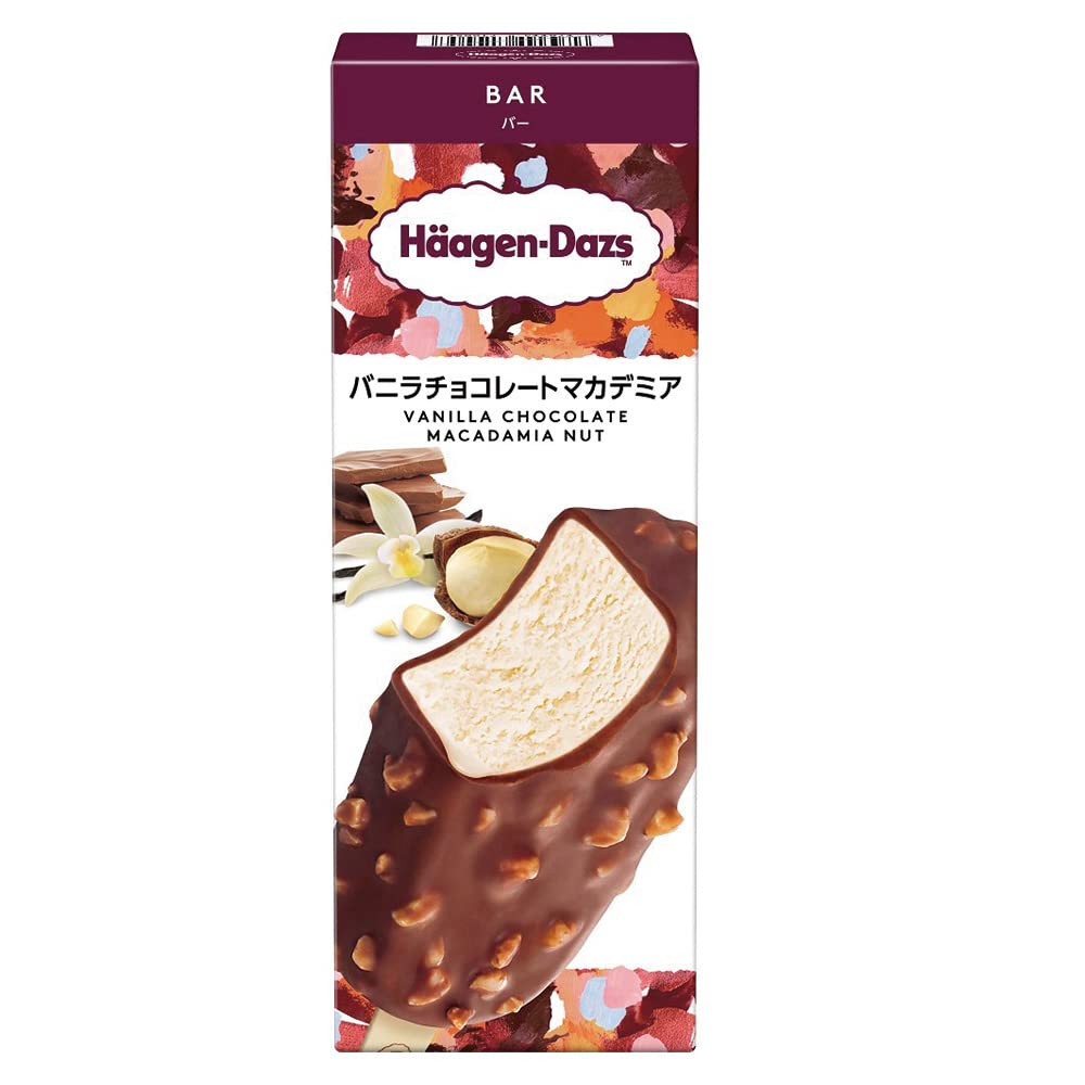 Amazon.co.jp: Haagen-Dazs Japan Bar, Vanilla Chocolate Macadamia 