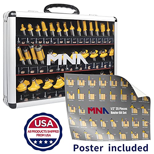 MNA 35-Piece Router Bit Set